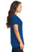 Next Level 3940 Womens Relaxed Short Sleeve V-Neck T-Shirt Royal Blue Side
