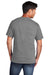 Port & Company PC54/PC54T Mens Core Short Sleeve Crewneck T-Shirt Heather Graphite Grey Back