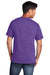 Port & Company PC54/PC54T Mens Core Short Sleeve Crewneck T-Shirt Team Purple Back