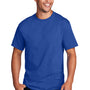 Port & Company Mens Core Short Sleeve Crewneck T-Shirt - True Royal Blue