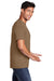 Port & Company PC54/PC54T Mens Core Short Sleeve Crewneck T-Shirt Woodland Brown Side