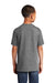 Port & Company PC54Y Youth Core Short Sleeve Crewneck T-Shirt Heather Graphite Grey Back