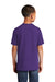 Port & Company PC54Y Youth Core Short Sleeve Crewneck T-Shirt Team Purple Back