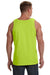 Fruit Of The Loom 39TKR Mens HD Jersey Tank Top Safety Green Back