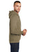 Port & Company PC78H/PC78HT Mens Core Fleece Hooded Sweatshirt Hoodie Coyote Brown Side