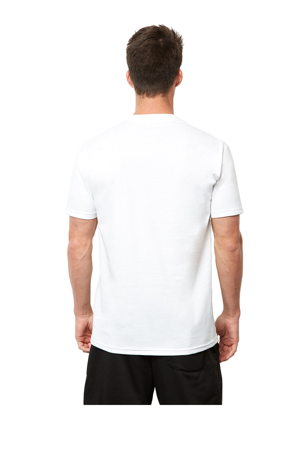 Next Level 4210 Mens Eco Performance Short Sleeve Crewneck T-Shirt White Back
