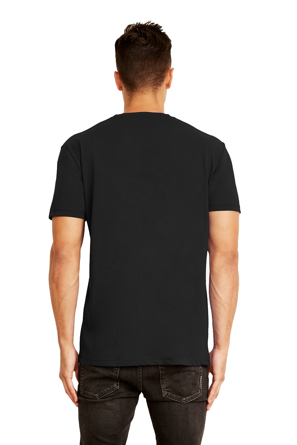 Next Level 4210 Mens Eco Performance Short Sleeve Crewneck T-Shirt Black Back