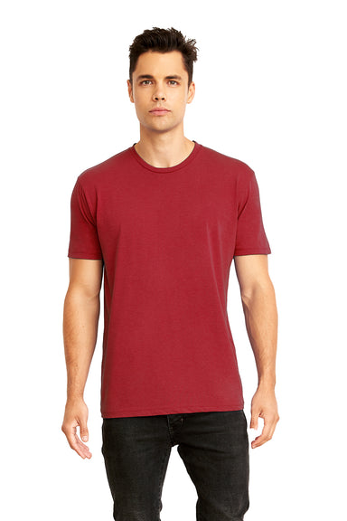 Next Level 4210 Mens Eco Performance Short Sleeve Crewneck T-Shirt Cardinal Red Front