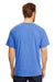 Hanes 42TB Mens X-Temp FreshIQ Moisture Wicking Short Sleeve Crewneck T-Shirt Royal Blue Back