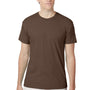 Hanes Mens X-Temp FreshIQ Moisture Wicking Short Sleeve Crewneck T-Shirt - Heather Dark Chocolate Brown