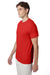 Hanes 42TB Mens X-Temp FreshIQ Moisture Wicking Short Sleeve Crewneck T-Shirt Heather Poppy Red 3Q