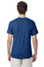Hanes 42TB Mens X-Temp FreshIQ Moisture Wicking Short Sleeve Crewneck T-Shirt Heather Regal Navy Blue Back