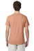 Hanes 42TB Mens X-Temp FreshIQ Moisture Wicking Short Sleeve Crewneck T-Shirt Heather Cantaloupe Orange Back