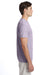 Hanes 42TB Mens X-Temp FreshIQ Moisture Wicking Short Sleeve Crewneck T-Shirt Heather Pale Violet Purple SIde