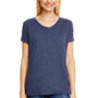 Hanes Womens X-Temp FreshIQ Moisture Wicking Short Sleeve V-Neck T-Shirt - Navy Blue