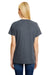 Hanes 42VT Womens X-Temp FreshIQ Moisture Wicking Short Sleeve V-Neck T-Shirt Slate Grey Back