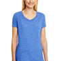 Hanes Womens X-Temp FreshIQ Moisture Wicking Short Sleeve V-Neck T-Shirt - Royal Blue