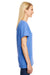 Hanes 42VT Womens X-Temp FreshIQ Moisture Wicking Short Sleeve V-Neck T-Shirt Royal Blue Side
