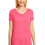 Hanes Womens X-Temp FreshIQ Moisture Wicking Short Sleeve V-Neck T-Shirt - Red