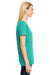 Hanes 42VT Womens X-Temp FreshIQ Moisture Wicking Short Sleeve V-Neck T-Shirt Breezy Green Side