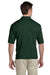 Jerzees 436P Mens SpotShield Stain Resistant Short Sleeve Polo Shirt w/ Pocket Forest Green Back