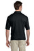Jerzees 436P Mens SpotShield Stain Resistant Short Sleeve Polo Shirt w/ Pocket Black Back