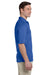 Jerzees 436P Mens SpotShield Stain Resistant Short Sleeve Polo Shirt w/ Pocket Royal Blue Side