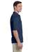 Jerzees 436P Mens SpotShield Stain Resistant Short Sleeve Polo Shirt w/ Pocket Navy Blue Side