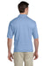 Jerzees 436P Mens SpotShield Stain Resistant Short Sleeve Polo Shirt w/ Pocket Light Blue Back