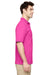 Jerzees 437 Mens SpotShield Stain Resistant Short Sleeve Polo Shirt Cyber Pink Side