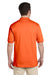 Jerzees 437 Mens SpotShield Stain Resistant Short Sleeve Polo Shirt Safety Orange Back