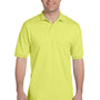Jerzees Mens SpotShield Stain Resistant Short Sleeve Polo Shirt - Safety Green