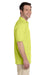 Jerzees 437 Mens SpotShield Stain Resistant Short Sleeve Polo Shirt Safety Green Side