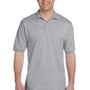 Jerzees Mens SpotShield Stain Resistant Short Sleeve Polo Shirt - Oxford Grey