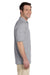 Jerzees 437 Mens SpotShield Stain Resistant Short Sleeve Polo Shirt Oxford Grey Side