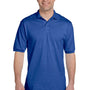 Jerzees Mens SpotShield Stain Resistant Short Sleeve Polo Shirt - Royal Blue