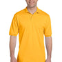 Jerzees Mens SpotShield Stain Resistant Short Sleeve Polo Shirt - Gold