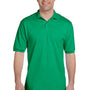 Jerzees Mens SpotShield Stain Resistant Short Sleeve Polo Shirt - Kelly Green