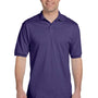 Jerzees Mens SpotShield Stain Resistant Short Sleeve Polo Shirt - Deep Purple