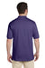 Jerzees 437 Mens SpotShield Stain Resistant Short Sleeve Polo Shirt Purple Back