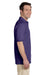 Jerzees 437 Mens SpotShield Stain Resistant Short Sleeve Polo Shirt Purple Side