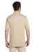 Jerzees 437 Mens SpotShield Stain Resistant Short Sleeve Polo Shirt Sandstone Brown Back