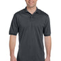Jerzees Mens SpotShield Stain Resistant Short Sleeve Polo Shirt - Charcoal Grey