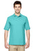 Jerzees 437 Mens SpotShield Stain Resistant Short Sleeve Polo Shirt Scuba Blue Front