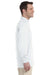 Jerzees 437ML Mens SpotShield Stain Resistant Long Sleeve Polo Shirt White Side