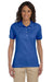 Jerzees 437W Womens SpotShield Stain Resistant Short Sleeve Polo Shirt Royal Blue Front