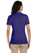 Jerzees 437W Womens SpotShield Stain Resistant Short Sleeve Polo Shirt Purple Back