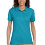 Jerzees Womens SpotShield Stain Resistant Short Sleeve Polo Shirt - California Blue
