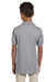 Jerzees 437Y Youth SpotShield Stain Resistant Short Sleeve Polo Shirt Oxford Grey Back