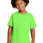Gildan Youth Short Sleeve Crewneck T-Shirt - Neon Green